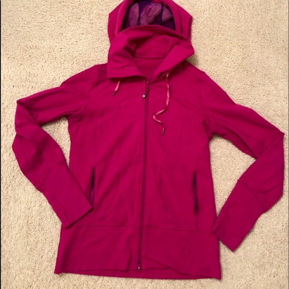 lululemon athletica Jackets & Blazers - Lululemon stride hooded zip up size 8